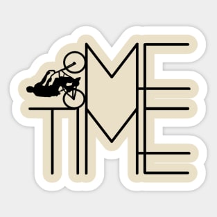Bike Cycling Bicycle Me Time Sticker